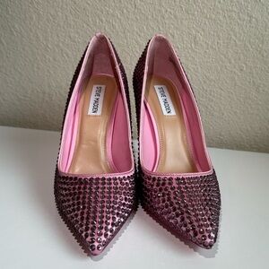 Steve Madden Vala-R Rhinestone Embellished Stiletto Pumps